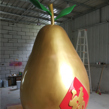 广西旅游乡村文化红柚子雕塑 玻璃钢蜜柚大金柚子的艺术与魅力